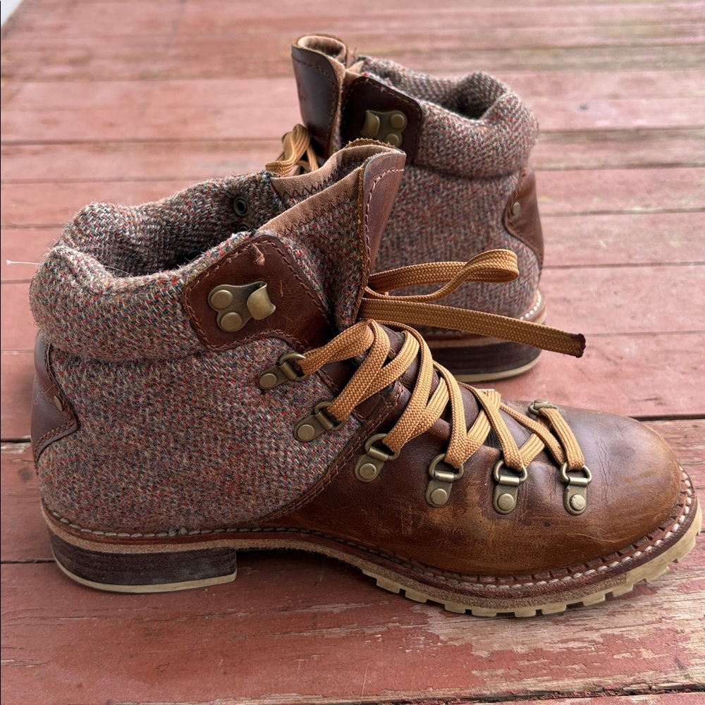 Woolrich Rockies Brown Wool Leather Boots